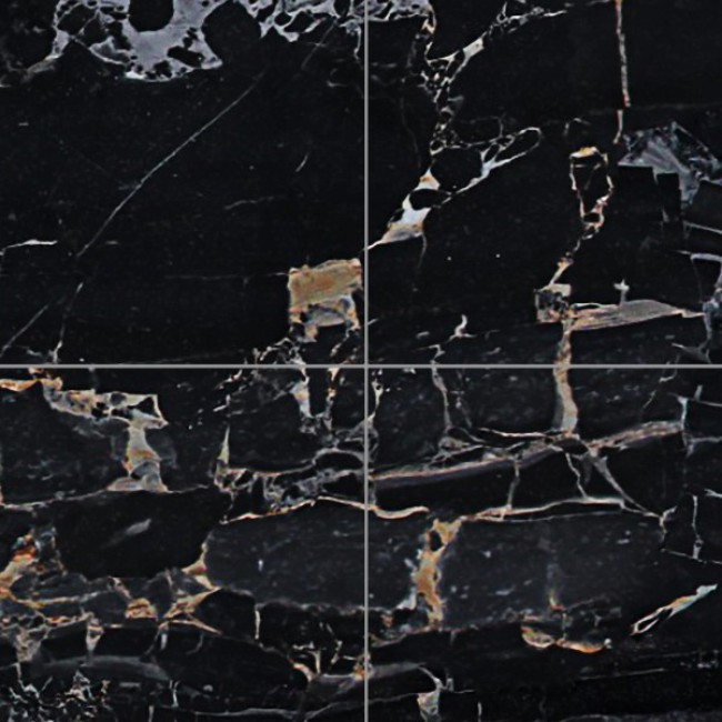 Portoro black marble tiles