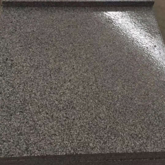 Bush hammered China black granite tiles