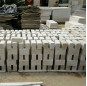 Pearl white granite cobblestone bricks
