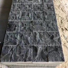 Batu kubus granit hitam Mongolia untuk jalan masuk