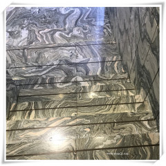 Brown river onyx  stone inner stairs