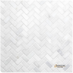 Bianco carrara mosaic tiles